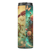 Bouteilles Isothermes Guitare florale avec Imaginaire de papillons (Dos)