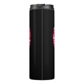 Bouteilles Isothermes Gymnastique noir et rose chaud Personnalisé (Dos)