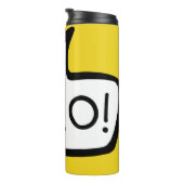 Bouteilles Isothermes HALLO ! Salutation allemande, Hello Speech Bubble (Tourné sur la droite)