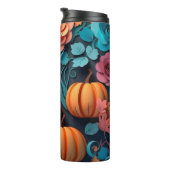 Bouteilles Isothermes Halloween 3D orange et turquoise (Tourné sur la droite)