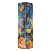 Bouteilles Isothermes Halloween Bernedoodle Avec La Peur Citrouille (Dos)