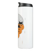 Bouteilles Isothermes Halloween Cats Pumpkins Black Background Illus (Tourné sur la droite)