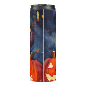 Bouteilles Isothermes Halloween Cavalier King Charles Citrouille espagno (Dos)