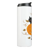 Bouteilles Isothermes Halloween chat noir Boo (Tourné sur la gauche)