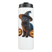 Bouteilles Isothermes Halloween Chat Noir Magic Classic T-Shirt (Devant)