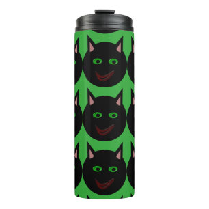 Bouteilles Isothermes Halloween Chat noir Tumbler thermique