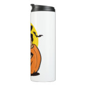 Bouteilles Isothermes Halloween Chien citrouille, Drôle chien d'Hallowee (Tourné sur la droite)