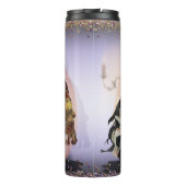 Bouteilles Isothermes Halloween de sorcière et de bête (Dos)