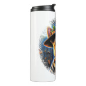 Bouteilles Isothermes Halloween du chien Terrier (Tourné sur la gauche)