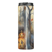 Bouteilles Isothermes Halloween Greyhound Avec La Peur Citrouille (Dos)