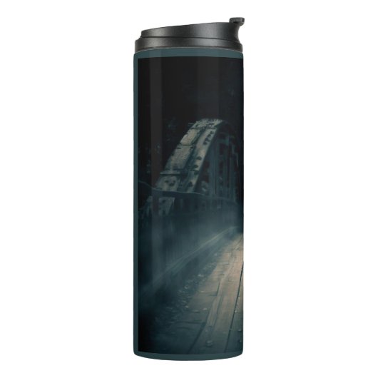 Bouteilles Isothermes Halloween - Haunted Bridge 4 (Tourné sur la gauche)