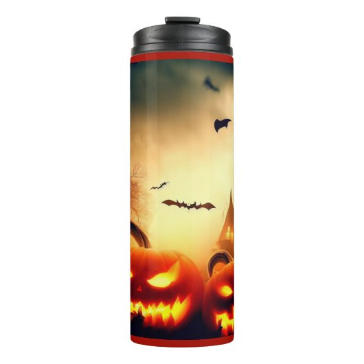 Bouteilles Isothermes Halloween - Jack-O-Lanterns 8 (Devant)