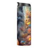 Bouteilles Isothermes Halloween Keeshonté avec la peur Citrouille (Tourné sur la droite)