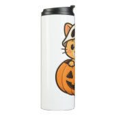 Bouteilles Isothermes Halloween Kitty à l'intérieur d'un T-shirt classiq (Tourné sur la gauche)