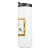 Bouteilles Isothermes Halloween Kitty assis à Jack-o'-lantern (Tourné sur la droite)