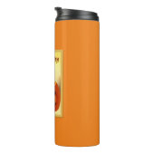 Bouteilles Isothermes Halloween Kitty assis à Jack-o'-lantern (Tourné sur la droite)