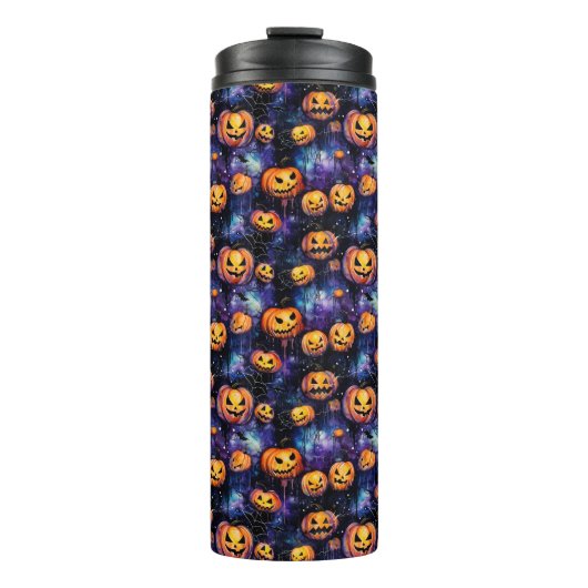 Bouteilles Isothermes Halloween Leggings Jack-O-Lanterns Orange Citrouil (Devant)