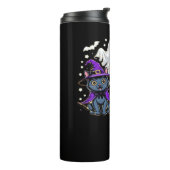 Bouteilles Isothermes Halloween mignon Fantôme Citrouille Chat Classique (Tourné sur la gauche)