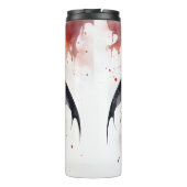 Bouteilles Isothermes Halloween mystique Vampire femme Aquarelle (Dos)