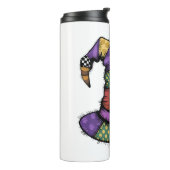 Bouteilles Isothermes Halloween Patchwork Witch Casquette Éffrayant (Tourné sur la gauche)