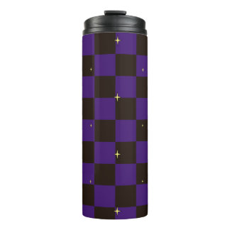 Bouteilles Isothermes Halloween Plaid Star Pattern Thermal Tumbler