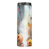 Bouteilles Isothermes Halloween Rottweiler avec la peur Citrouille (Dos)