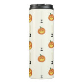 Bouteilles Isothermes Halloween sans couture motif avec citrouilles et b (Dos)