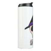 Bouteilles Isothermes Halloween Skeleton design, Halloween Éffrayant (Tourné sur la gauche)