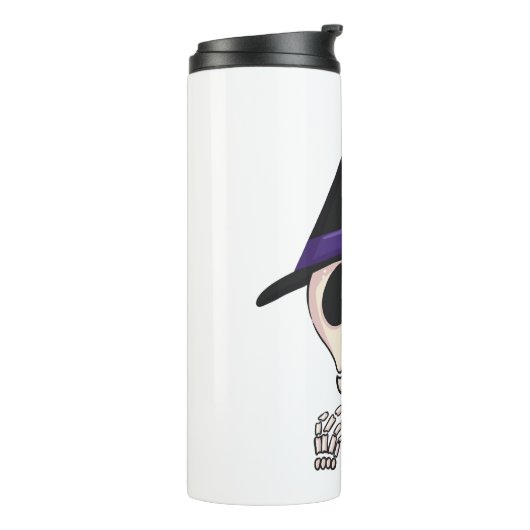 Bouteilles Isothermes Halloween Skeleton design, Halloween Éffrayant (Tourné sur la gauche)