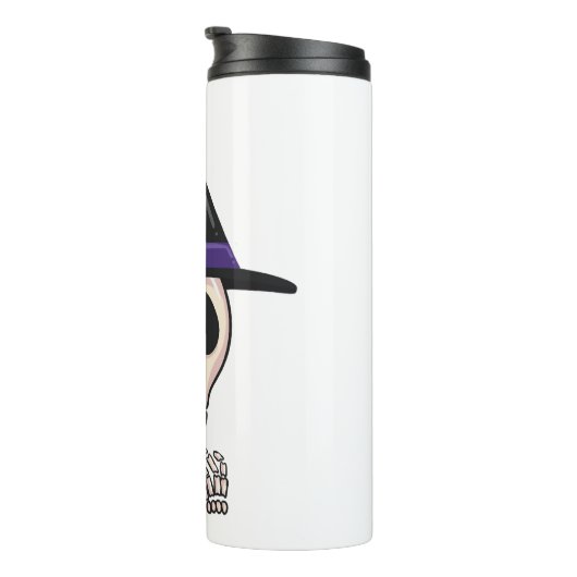 Bouteilles Isothermes Halloween Skeleton design, Halloween Éffrayant (Tourné sur la droite)