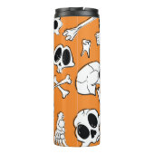Bouteilles Isothermes Halloween Skulls Bones DoodMotif (Dos)