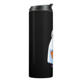 Bouteilles Isothermes Halloween sloth dressed as ghost going trick or tr (Tourné sur la gauche)