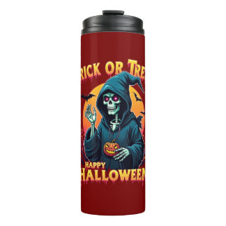 Bouteilles Isothermes Halloween Spooky Vibes: Trick or Treat Skeleton