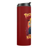Bouteilles Isothermes Halloween Spooky Vibes: Trick or Treat Skeleton (Tourné sur la gauche)