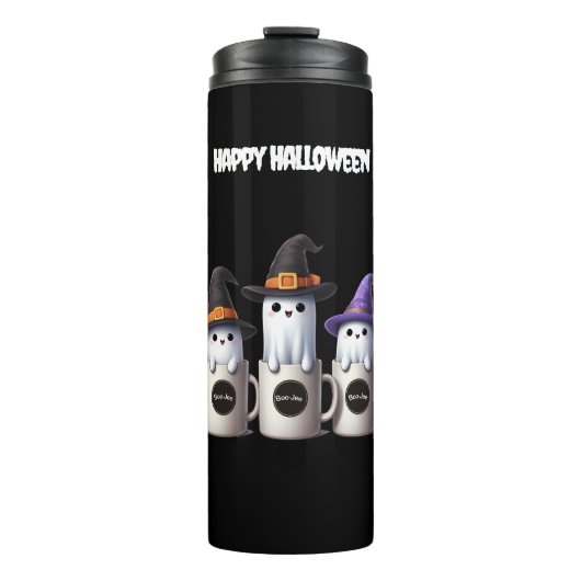 Bouteilles Isothermes Halloween - Trois mignons fantômes de boo-jee (Devant)