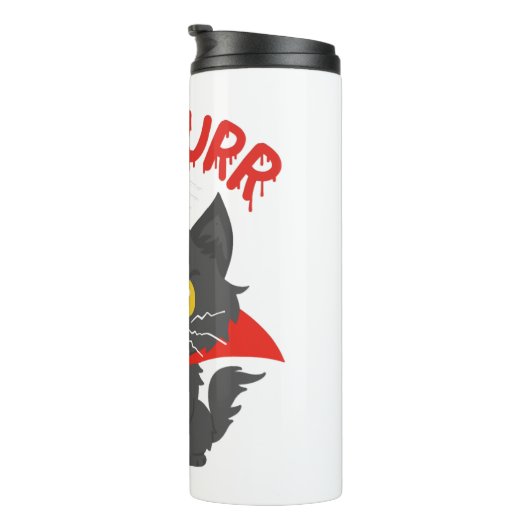 Bouteilles Isothermes Halloween Vampire Cat (Tourné sur la droite)