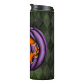 Bouteilles Isothermes Halloween violet Citrouille Grunge vert (Tourné sur la droite)