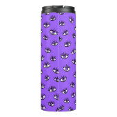 Bouteilles Isothermes Halloween violet éffrayante des yeux mal (Dos)