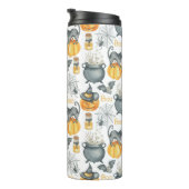 Bouteilles Isothermes Halloween Whimsical Cauldron et Motif de chats (Tourné sur la droite)