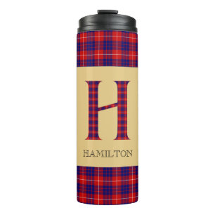 Bouteilles Isothermes Hamilton Tartan Monogramme H