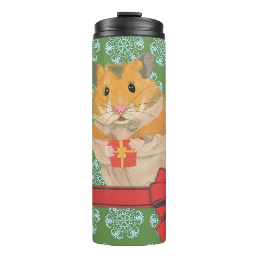 Bouteilles Isothermes Hammy Christmas Hamster Noël (Devant)