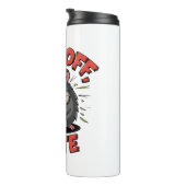 Bouteilles Isothermes Hamster Grumpy "Recule, je mord" Funky Sarcastique (Tourné sur la droite)