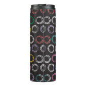 Bouteilles Isothermes Hand drawn pattern with brushed lines seamless pat (Dos)