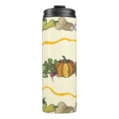 Bouteilles Isothermes Hand drawn seamless pattern of natural vegetables  (Devant)