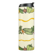 Bouteilles Isothermes Hand drawn seamless pattern of natural vegetables  (Tourné sur la gauche)