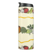 Bouteilles Isothermes Hand drawn seamless pattern of natural vegetables  (Tourné sur la droite)