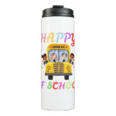 BOUTEILLES ISOTHERMES HAPPY 100 DAYS OF SCHOOL, BACK TO SCHOOL (Devant)