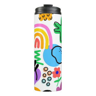 Bouteilles Isothermes Happy and colorful abstract designs