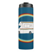 Bouteilles Isothermes Happy Camper Rainbows RV Whimsical Motorhome RV (Devant)