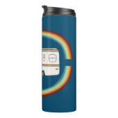 Bouteilles Isothermes Happy Camper Rainbows RV Whimsical Motorhome RV (Tourné sur la droite)